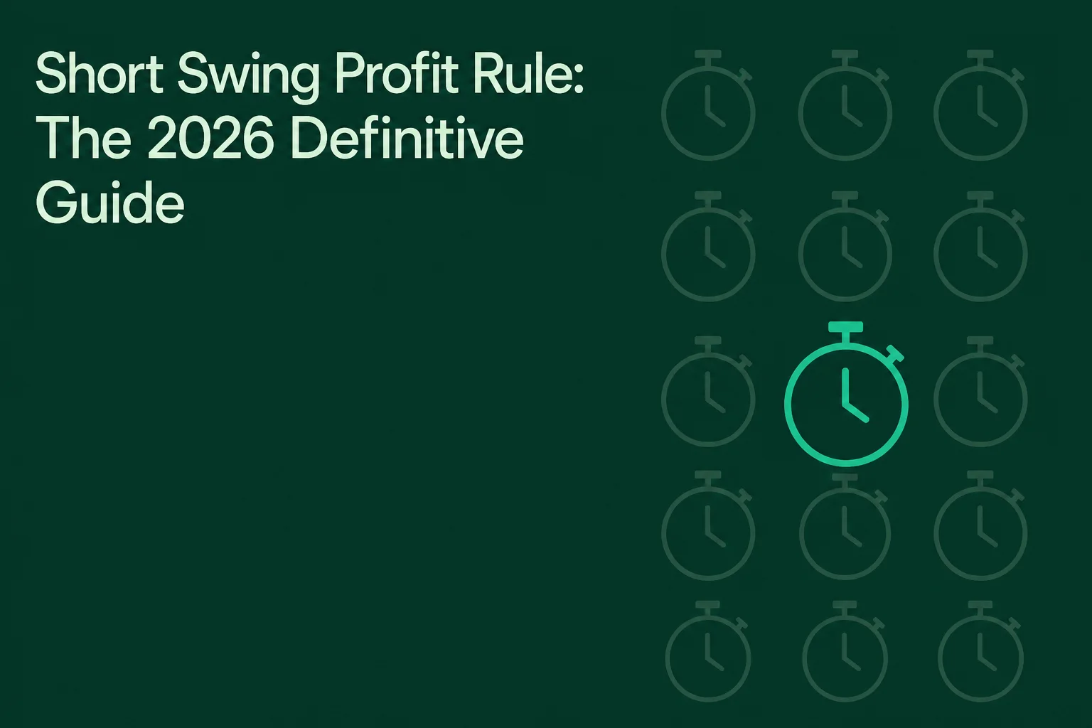 Short Swing Profit Rule: The 2026 Definitive Guide