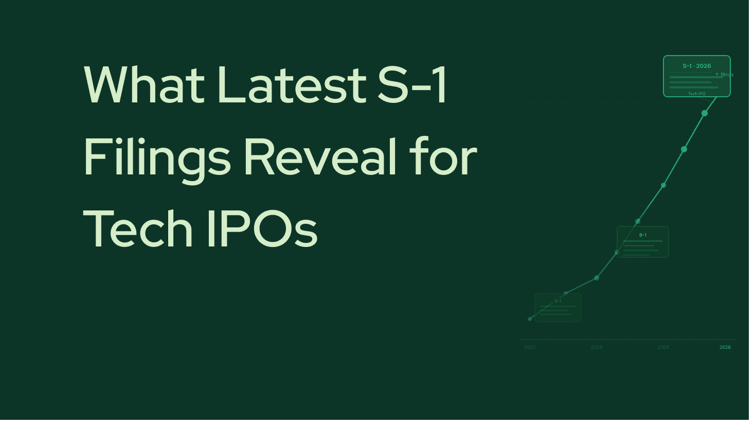 What Latest S-1 Filings Reveal for Tech IPOs