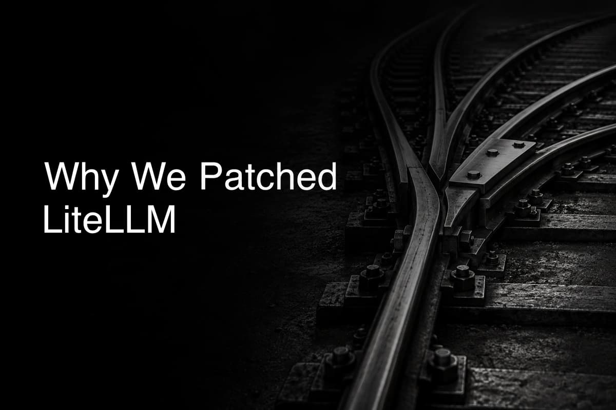 Why Finrep Patched LiteLLM for Its Financial Research Agent