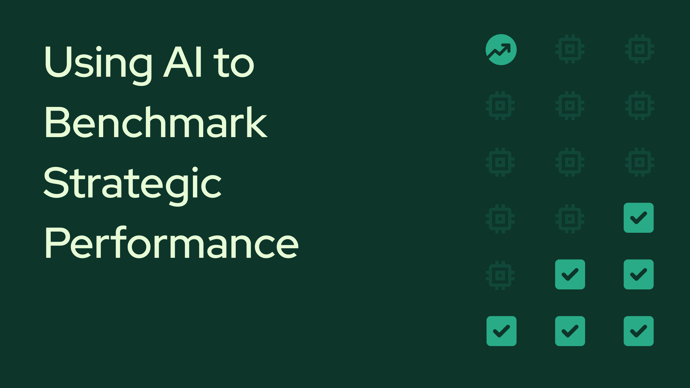 From Lagging to Leading Indicators: Using AI to Benchmark Strategic Performance